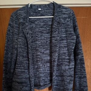 Blue knit sweater